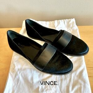 Vince Fur Flats